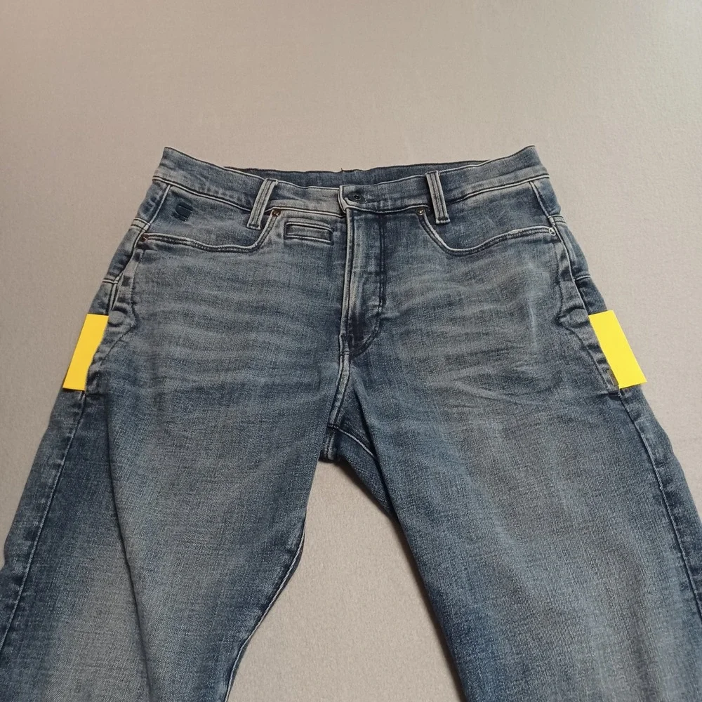 G-Star Raw D-Staq 3D Slim Jeans Mens 30x32 Blue Denim D05385-C051-C606